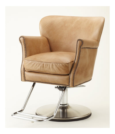 Takara Belmont Hairdressing Chair Genuine Leather Halo Series Model Dux