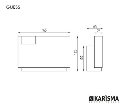 Karisma reception counter GUESS - 165cm